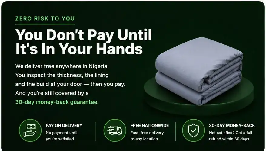 PLACEHOLDER — zero-risk / pay-on-delivery visual